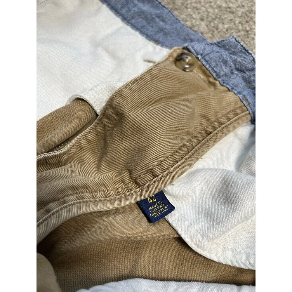 Polo Ralph Lauren Men's Chino Shorts Relaxed Fit Size‎ 42 Cotton Tan/Khaki/Beige